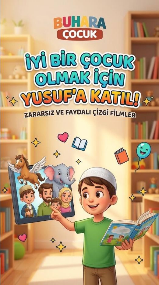 İyi Bir Çocuk Olmak İçin Yusuf’a Katıl! — Zararsız ve faydalı çizgi filmler
